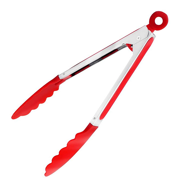 Pegador Multiuso De Silicone Cabo Inox 27cm Yazi