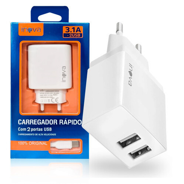 Carregador Rápido Type-C Car-3235C Inova