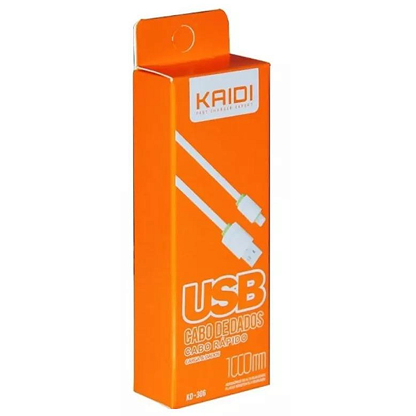 Cabo Para Carregador Ios KD-306  Kaidi