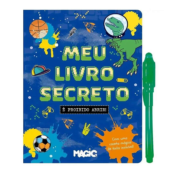 Diario Meu Livro Secreto 48 Páginas 97723 Magic Kids