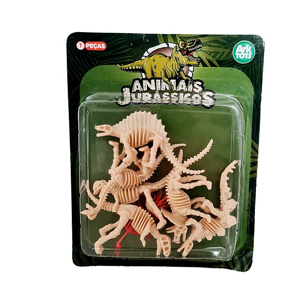 Fóssil De Dinossauro De Plástico 9cm Dark Toys
