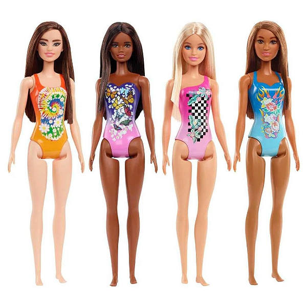 Boneca Barbie Praia Basica DWJ99 Mattel