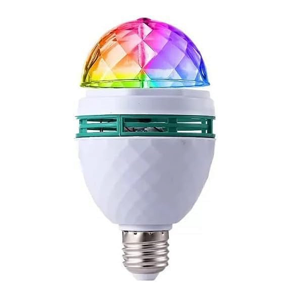 Lâmpada De Led Balada Rotativa Colorida Bivolt 229600 Bons Cheff
