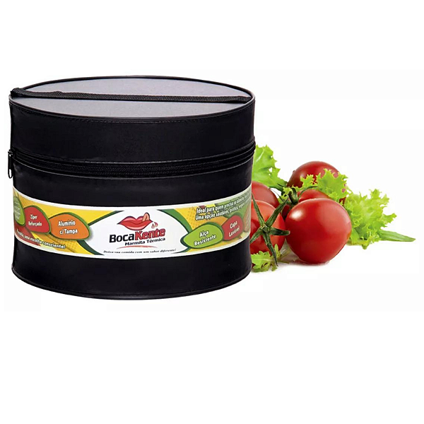 Marmita Termica De Aluminio Redonda Grande Tnt Colors Boca Kente