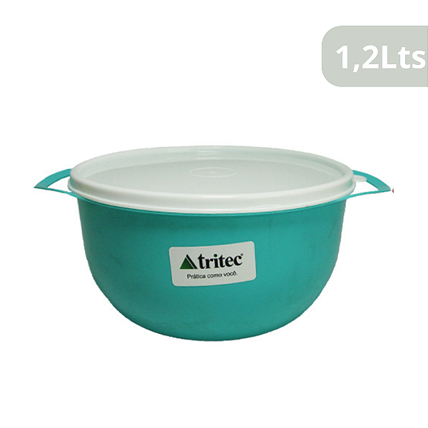 Pote De Plastico Com Alça 1,2Lts 3354 Tritec