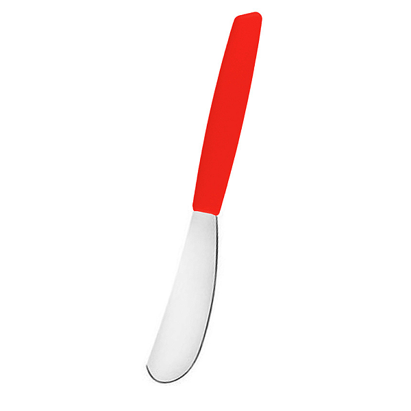 Espatula De Manteiga Inox Cabo Plástico Vermelho SL0765 Original