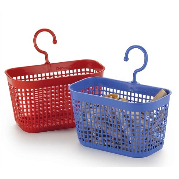Cesta Para Prendedores De Plástico Com Alça Colors 1301 Plasnorthon