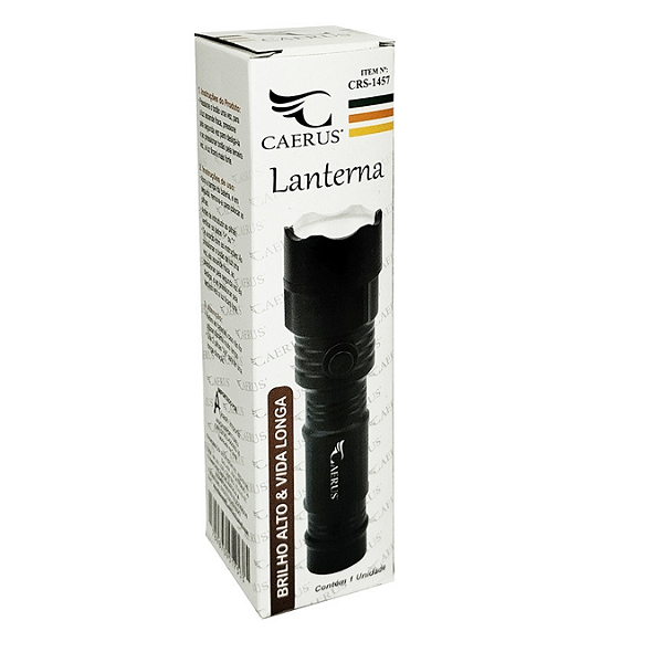 Lanterna De Plastico Com 1 Led  CRS-1457 Caerus