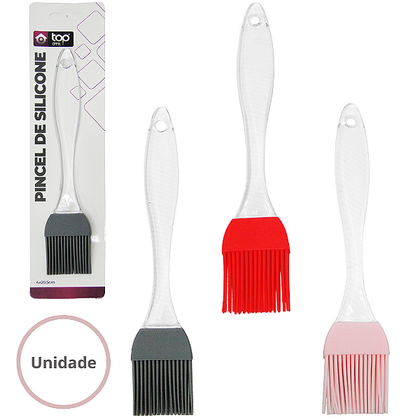 Pincel De Silicone Colors 20cm Top1241 Top Util