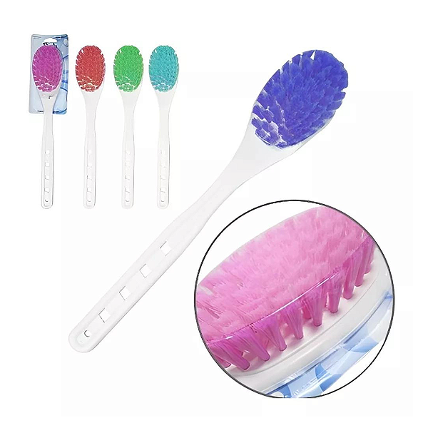 Escova De Banho Cabo Plastico Longo 043 Bovolin