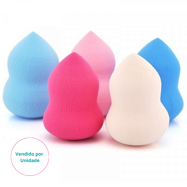 Esponja Para Maquiagem Gota 6cm S77207 Interponte