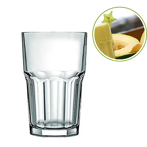 Copo De Vidro Vitamina 350ml 0521 Praticasa