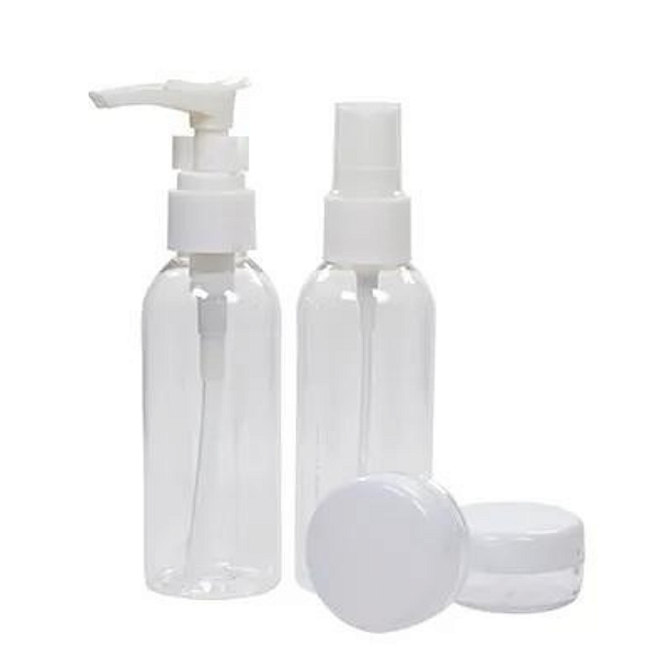 Kit Frascos Para Viagem De Plastico Com 4 Peças BA32362 Top