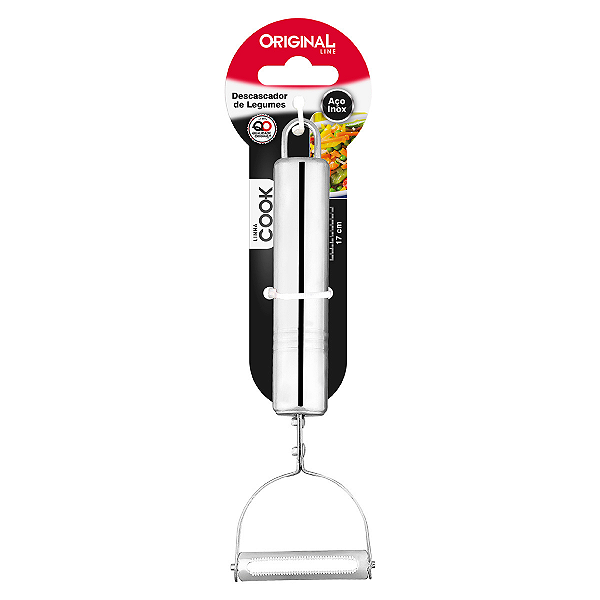 Cortador Descascador Inox De Legumes  E Frutas Cook SL0551 Original