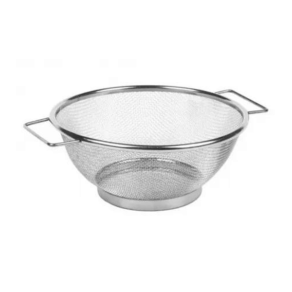 Escorredor Inox Com Alça 18cm 13030 Em Casa Tem