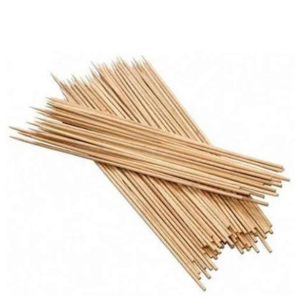 Espeto De Bambu 25cm Com 50 Unidades Vitória