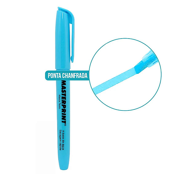 Marca Texto Azul Gatte