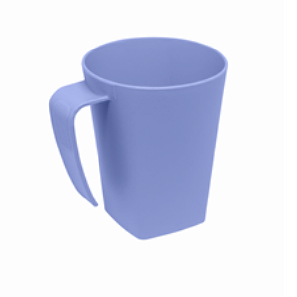 Caneca De Plástico Azul 300ml Simonaggio