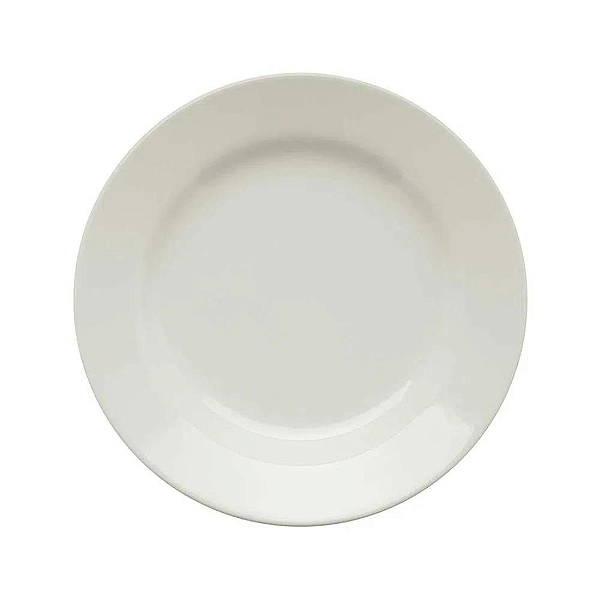 Prato Raso Branco Donna 24cm Biona