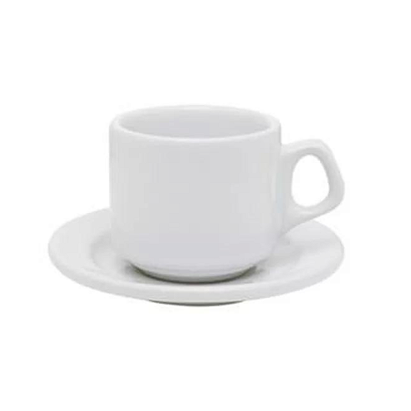 Xícara De Chá Com Pires Vitramik 180ml Biona