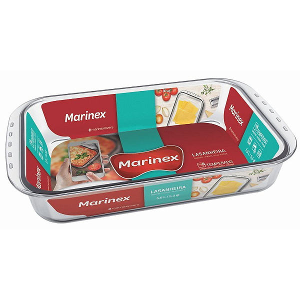 Assadeira Marinex Retangular Funda 5,0Lts Nadir