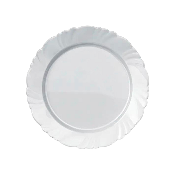 Prato Raso Para Sobremesa Opaline Petala 19cm Nadir