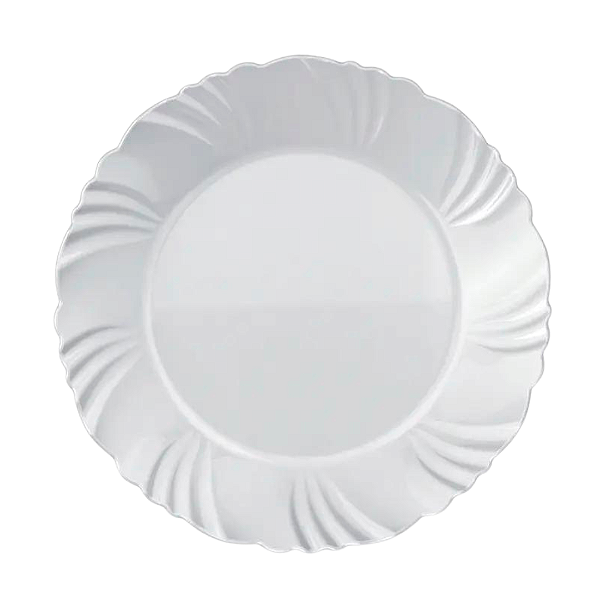 Prato Raso Opaline Petala 25,5cm Nadir