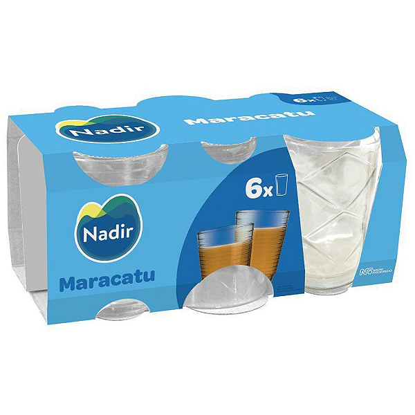Conjunto De Copo Maracatu 265ml Com 6 Peças Nadir