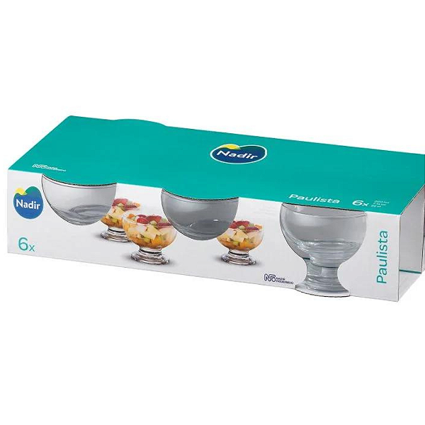 Conjunto De Sobremesa Paulista Com 6 Peças Nadir