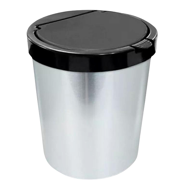 Lixeira Label Inox Com Click 10 Litros Arqplast