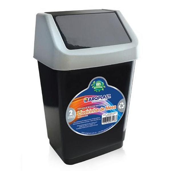 Lixeira De Pia Basculante 2 Litros Arqplast