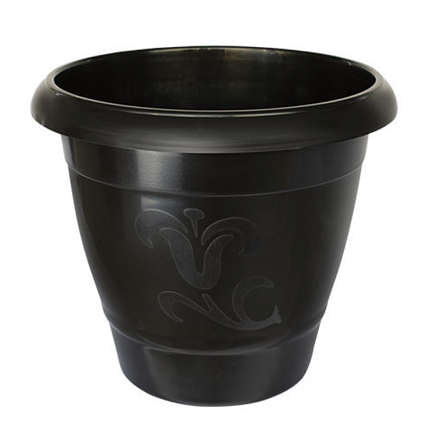 Vaso Redondo Médio Preto 9 Litros Arqplast