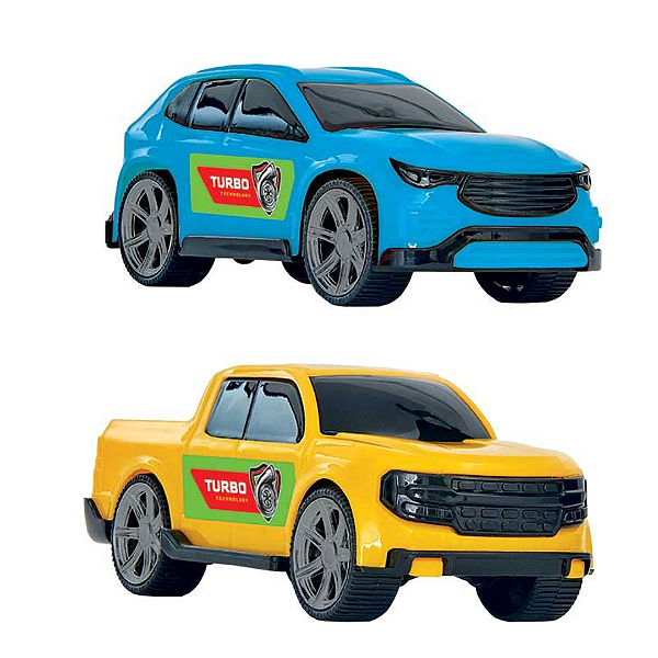 Carrinho Duo Cars 606 Bs Toys