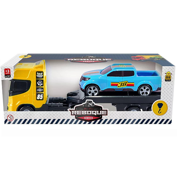 Caminhão Mini Reboque Com Carrinho 507 Bs Toys