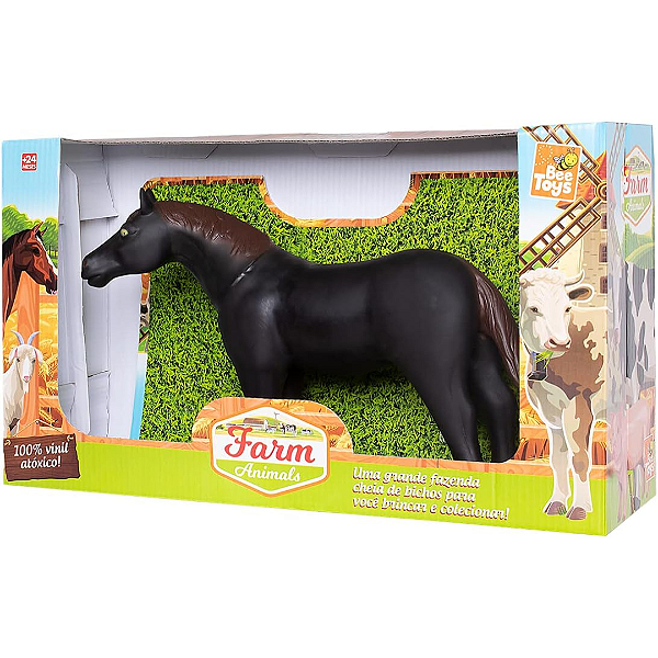 Cavalo Preto Animais Da Fazenda 516 Bee Toys