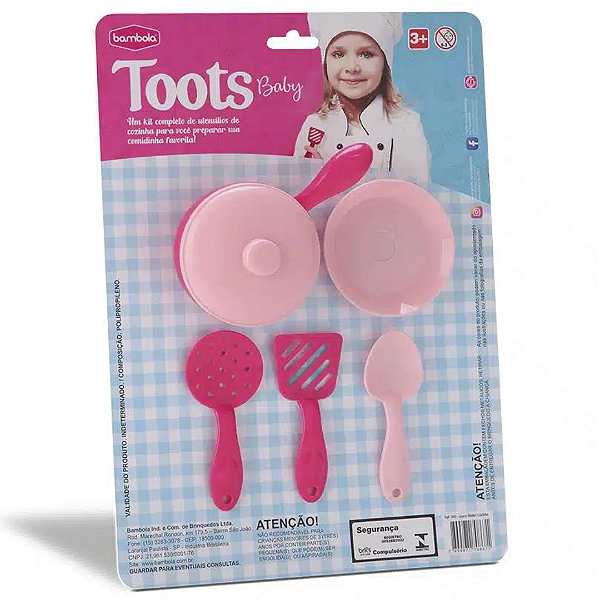 Kit Chef de Cozinha Toots Chef 888 Bambola