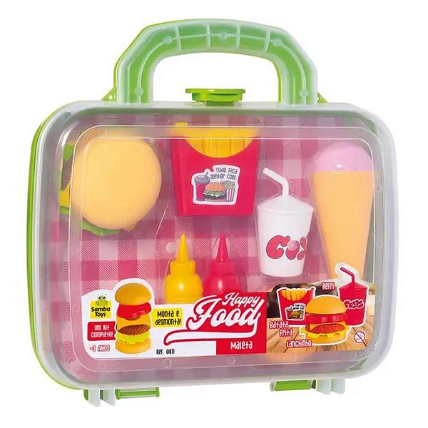 Maletinha Happy Food 0811 Samba Toys