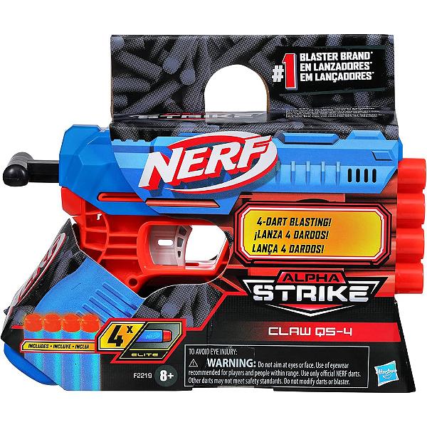 Nerf Lança Dardos Alpha Strike F2219 Hasbro