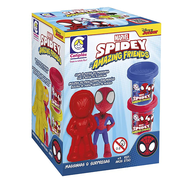 Massinha Marvel Spidey Surprise 2750 Cotiplás