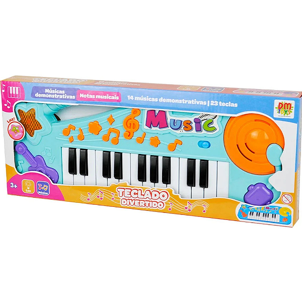 Teclado Musical Divertido DTM6593 Dm Toys