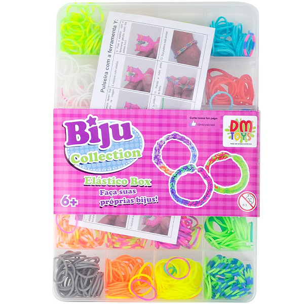 Conjunto De Elásticos Biju Collection DMT6696 Dm Toys