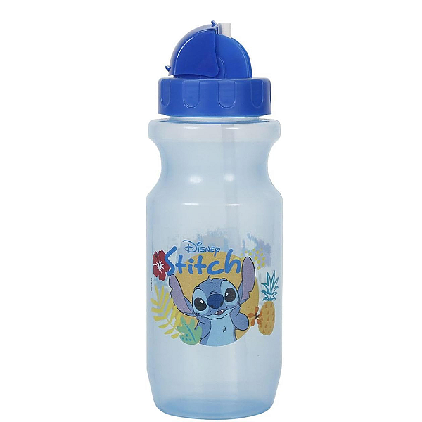Garrafa Plástica Retrátil Stitch 580ml 3826 Dermiwil