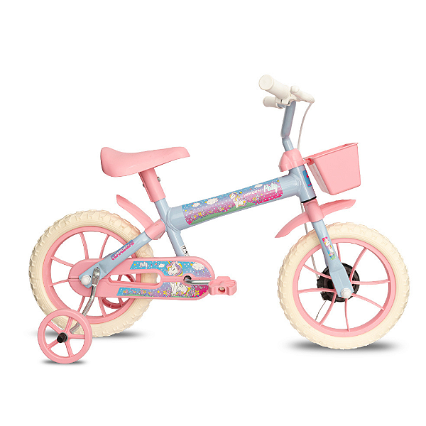 Bicicleta Paty Azul Bebê E Rosa Aro 12 10474 Verden