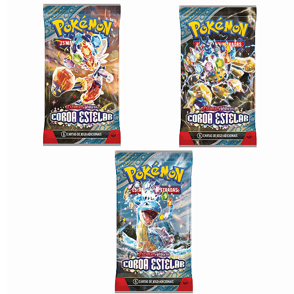 Cartinha Pokemon Escarlate E Violeta Coroa Estelar 34664 Copag