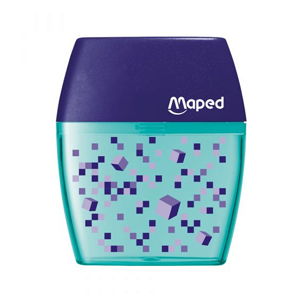 Apontador Duplo Com Deposito Shaker Pixel Party 35023 Maped