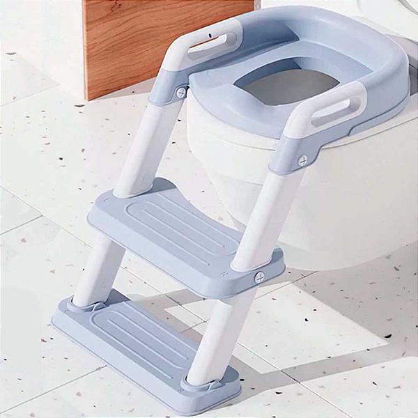 Assento Redutor Com Escadinha Azul PF24307 Zippy