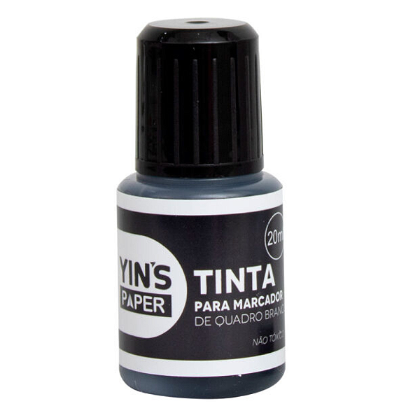 Tinta Para Marcador De Quadro Branco Preto  20ml YP7686 Yins Paper
