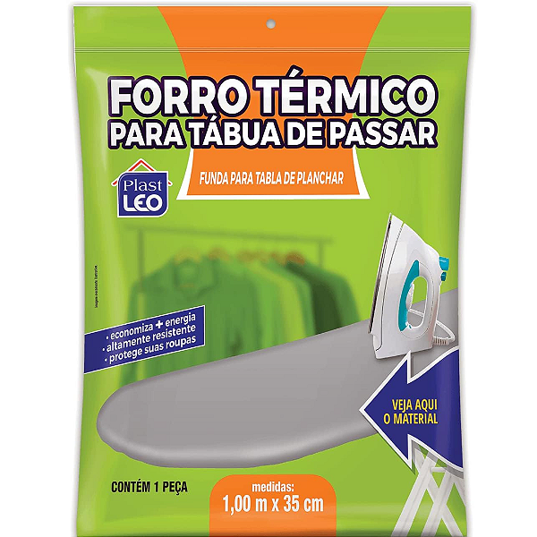 Forro Térmico Para Tábua De Passar 100x35cm 510 Plast Leo