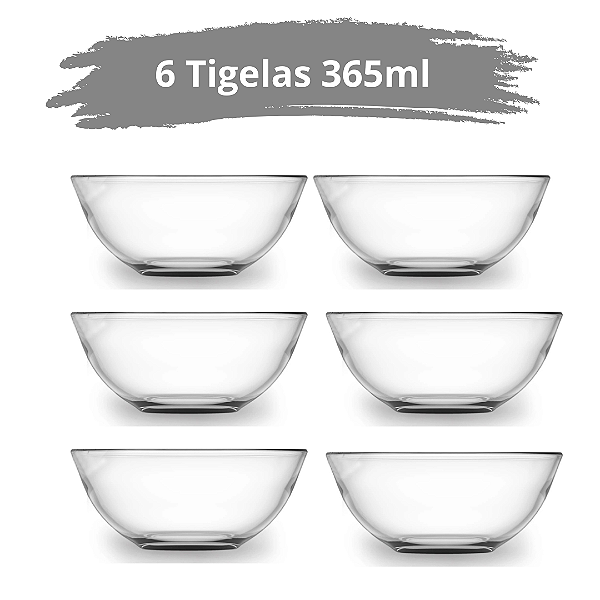 Conjunto De Sobremesa Oriente 365ml Com 6 Peças GL7360 Original