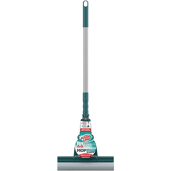 Mop Rodo Para Limpeza Geral Com Cabo Extensor MOP7671 Flash Limp